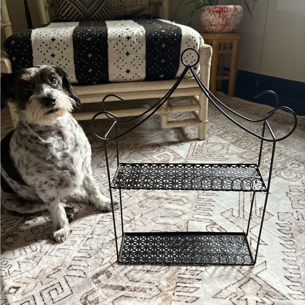MCM circus 🎪 black wire shelf - Picture 2 of 2